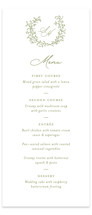Garden Script Letterpress Long Menus