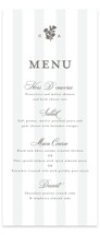 Heirloom Letterpress Long Menus