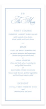 Maison Letterpress Long Menus