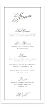 Bliss Letterpress Long Menus