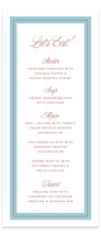 Charm Letterpress Long Menus