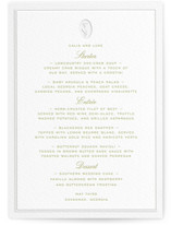 Letterpress Menu