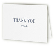 Letterpress Mitzvah Thank You Cards