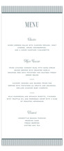 Modern Stripes Long Menus