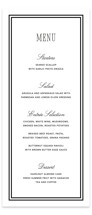 Formal Minimalist Long Menus