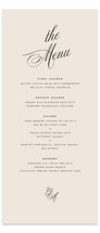 Modern Romance Long Menus