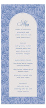 Amalfi Blue Long Menus
