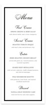 Chic Union Long Menus