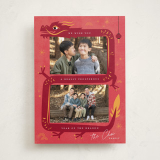 Dragon wishes Lunar New Year Cards