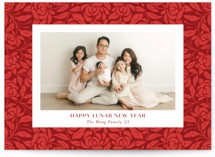 Chinese textile Lunar New Year Cards