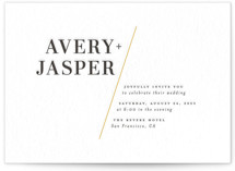 The Space Between Letterpress Wedding Invitations