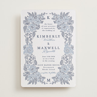 Chantilly Letterpress Wedding Invitations