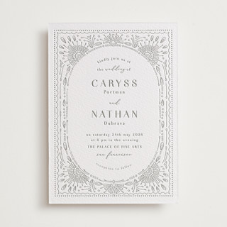 Splendor Letterpress Wedding Invitations