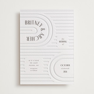 Hilo Letterpress Wedding Invitations