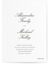 Letterpress Wedding Invitations