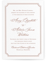 Letterpress Wedding Invitations