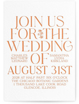 Letterpress Wedding Invitations