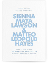 Letterpress Wedding Invitations