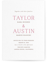Letterpress Wedding Invitations