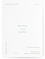 Letterpress Wedding Invitations