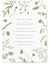 Untied Letterpress Wedding Invitations