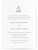 Mariner Letterpress Wedding Invitations