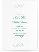 Keepsake Letterpress Wedding Invitations