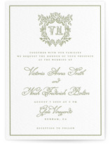 Crestino Letterpress Wedding Invitations