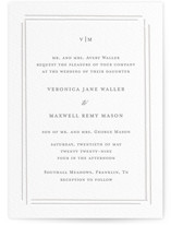Clarion Letterpress Wedding Invitations