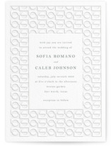 cerchi Letterpress Wedding Invitations