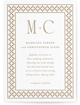 Parker Letterpress Wedding Invitations