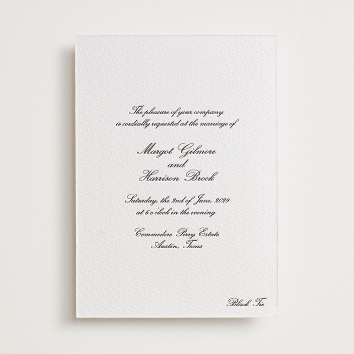 Cornelia Letterpress Wedding Invitations by Megan Davis | Minted