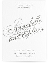 Forever Letterpress Wedding Invitations