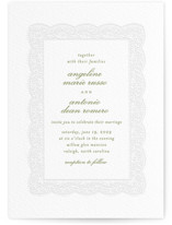 Chantilly Letterpress Wedding Invitations