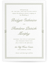 Court Letterpress Wedding Invitations