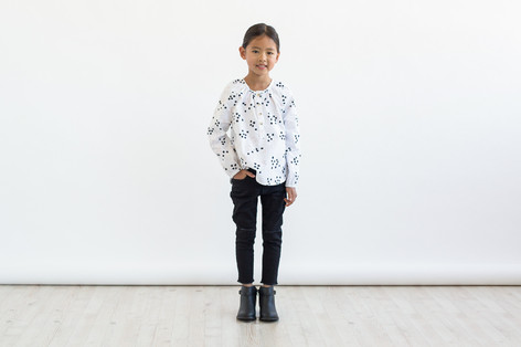 Pattern Play Girls Long Sleeve Pop Over