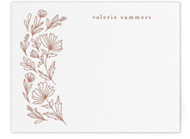 Pressed Botanicals Personalized Stationery