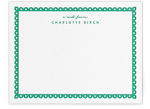 Whitby Scallop Personalized Stationery