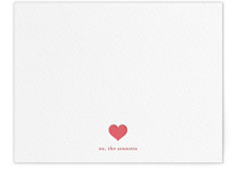 Minimal heart Personalized Stationery