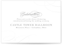 You and I Letterpress Reception Cards