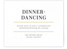 The Space Between Letterpress Reception Cards