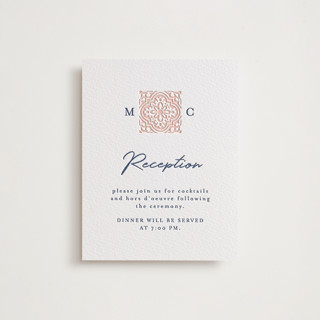Tiles Letterpress Reception Cards
