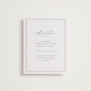 Wax Seal Monogram Letterpress Reception Cards