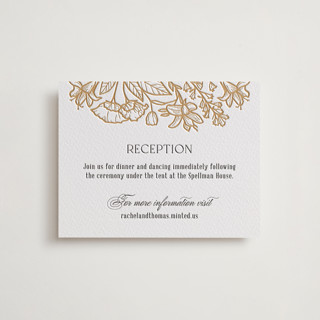 Spellbound Letterpress Reception Cards