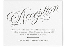 Letterpress Reception Cards