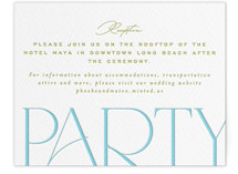 Letterpress Reception Cards