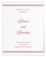 Letterpress Reception Cards