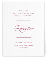 Letterpress Reception Cards