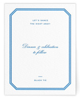 Brasserie Letterpress Reception Cards