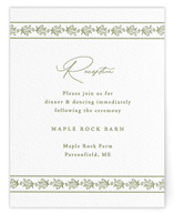 Posy Letterpress Reception Cards